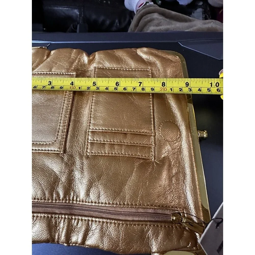 Gold Clutch Bitten By Steve & Barry’s Excl.‎ By Sarah Jessica Parker With Tag